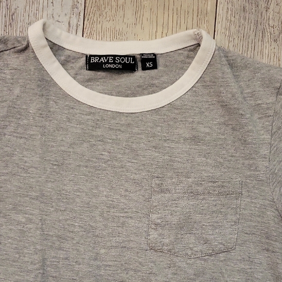 ASOS rave Soul Gray Crop Top NWT - Picture 3 of 4